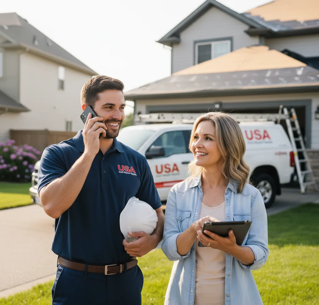 USA Roof Repair Experts customer support in Ralston